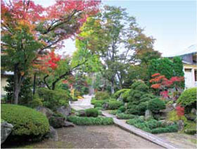 浄光寺の美しい庭園